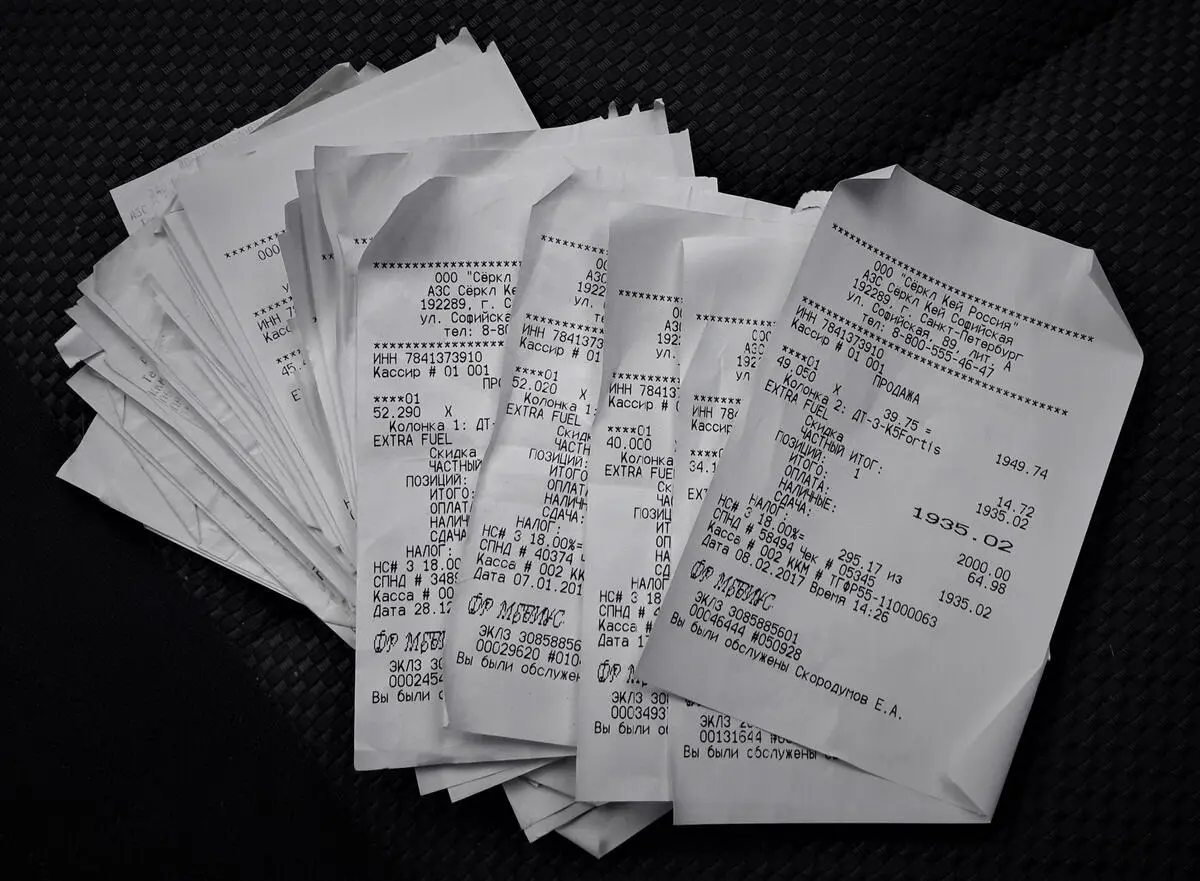 Товарные чеки